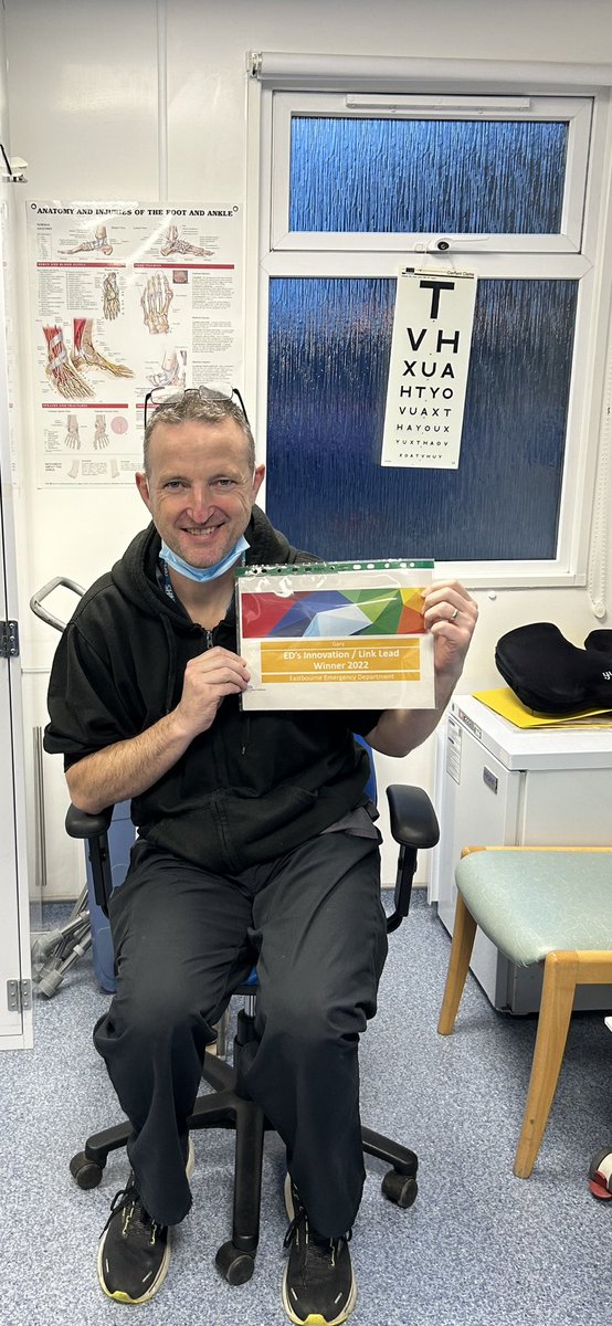 Day 2 of our @edgh_ed awards went to the coolest person in the team. The legend that is <a href="/Mozza101/">Gary Marshall</a> . Winner of innovation and quality projects. So very well deserved 💙<a href="/EshtResus/">esht resus dept</a> <a href="/Becciholdaway/">Becci holdaway</a> <a href="/FionaPe97177825/">Fiona Pearson</a> <a href="/fionaf_H/">Fiona Holter</a> @ESHT_WBHPT <a href="/ragamuf66419848/">Rachel</a> <a href="/sarahtulley2/">sarah tulley</a> <a href="/neroli64322495/">neroli</a>