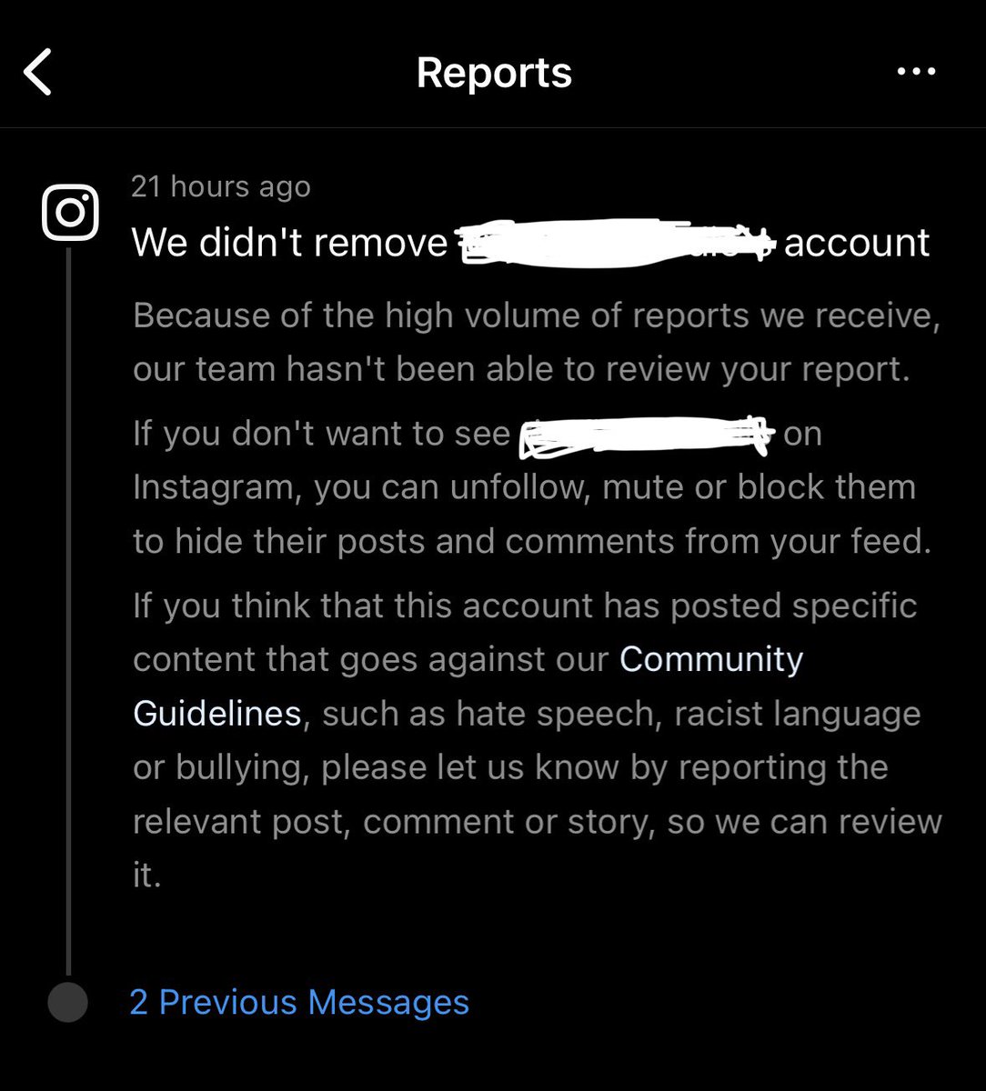 ibecks's tweet photo. How is this acceptable @instagram ? 

I’ve got people impersonating me and trying to scam my followers but you’re not going to do anything about it because you have a high volume of reports? Either hire more staff or change your procedures. This is ridiculous. https://t.co/ep8ct8XLbR