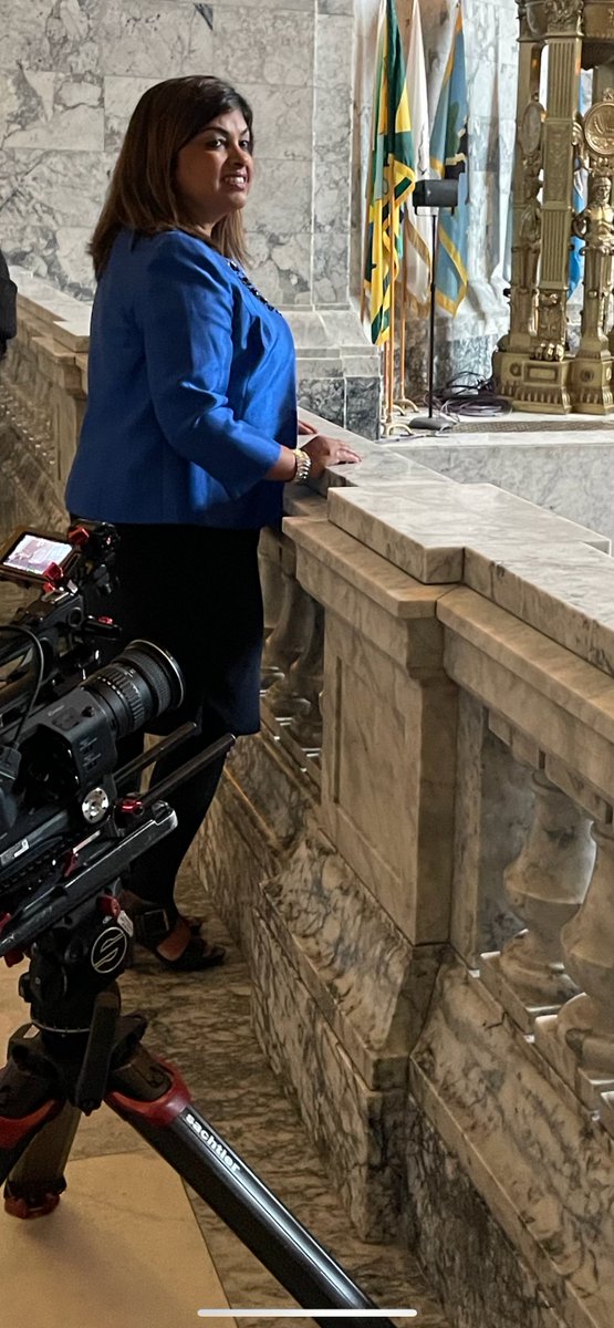 Today is #WearBlueDay in the USA and I am proud to give an update 2023 with NBC <a href="/KING5Seattle/">KING 5 News</a> <a href="/PJ_onTV/">PJ Randhawa</a> and <a href="/RobertaRomero1/">Roberta Romero</a>. @JTIP_State welcome Ambassador Cindy Dyer! <a href="/DHSBlueCampaign/">DHS Blue Campaign</a> <a href="/UnderSecStateJ/">U/S - Civilian Security, Democracy, & Human Rights</a> <a href="/DHSgov/">Homeland Security</a> #HumanTrafficking