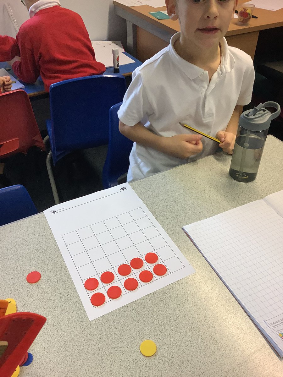 Barfordstpeters's tweet photo. Year 2 have been using counters and arrays to show different multiplication facts! #bspMaths https://t.co/dwItGhdgiP