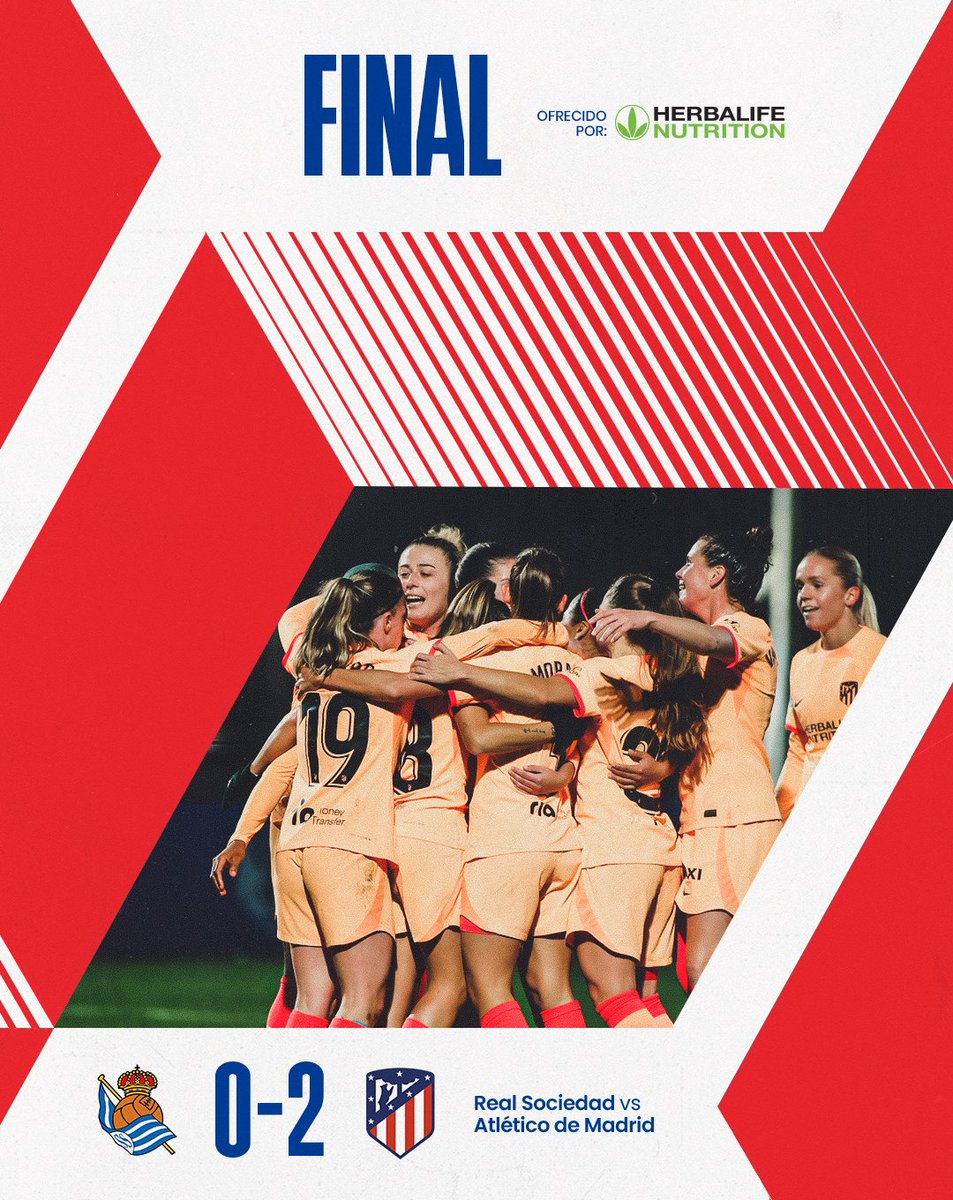 AtletiFemenino's tweet photo. ¡ESTAMOS EN 𝗖𝗨𝗔𝗥𝗧𝗢𝗦 𝗗𝗘 𝗙𝗜𝗡𝗔𝗟 DE COPA!👊 https://t.co/5FvJCoPdp1