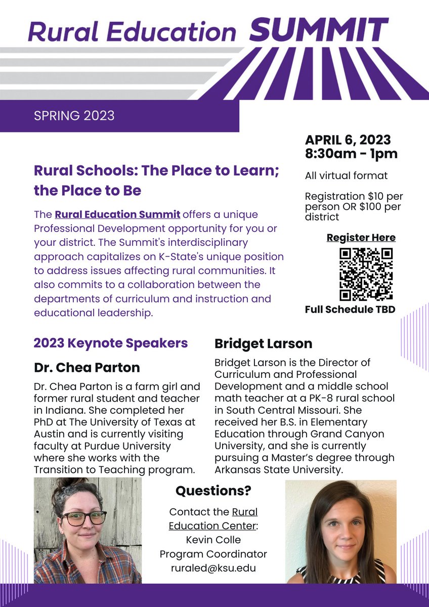 Don't forget to register for our Rural Education Summit -- a great opportunity for Professional Development
coe.k-state.edu/about/news-eve…
#EDCATS | #KSTATE | #RuralEd