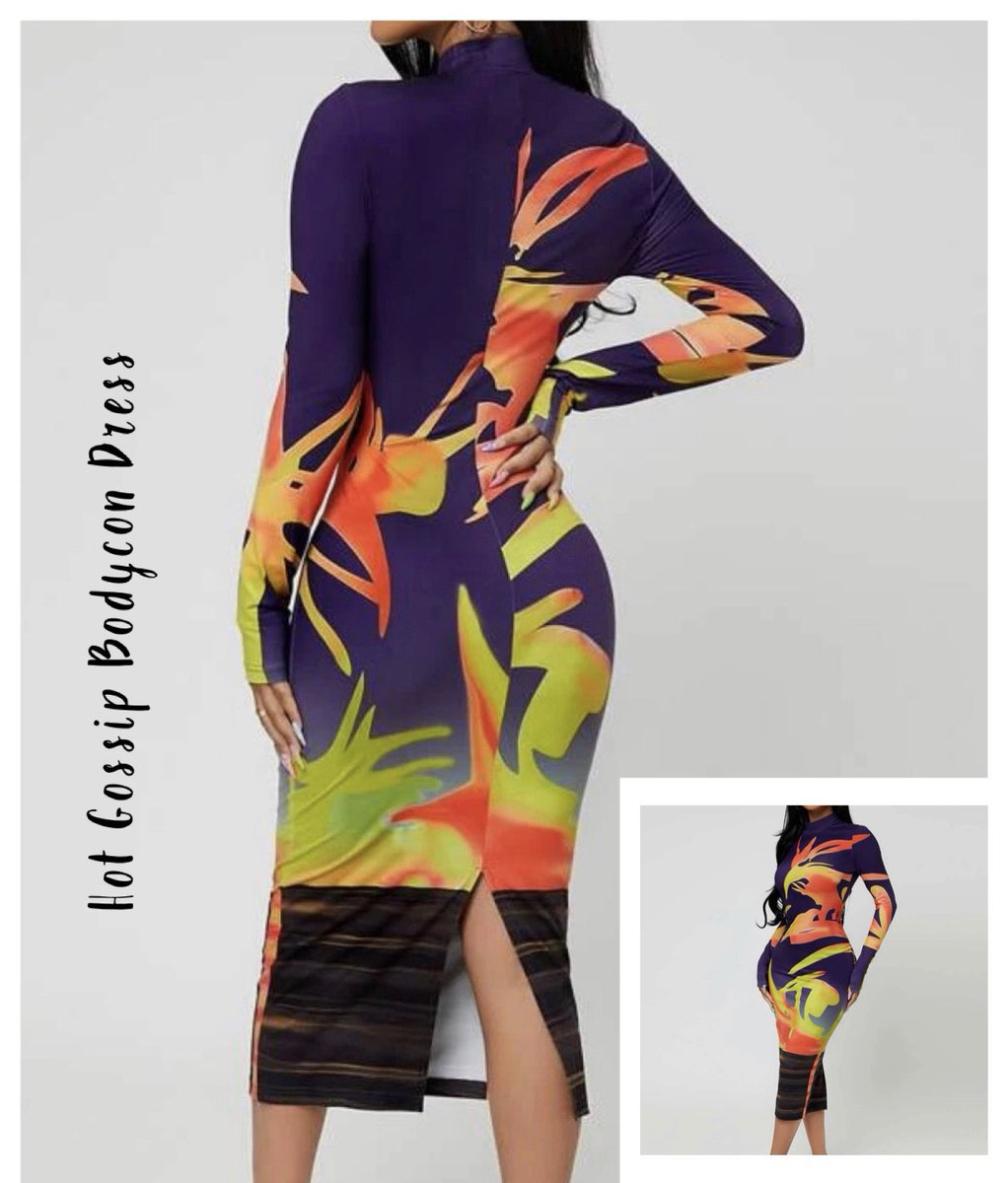 badass_store's tweet photo. Feeling extra sexy today? “Hot Gossip Bodycon dress” will complete that feel for you. Get your size in store today! 
#dresses #sexyfit #bodycon #multicolor #pencildress #styles https://t.co/gHpvsWzBrt