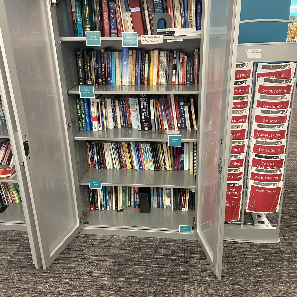 The UWC is stocked with many resources to help you along the writing process! These resources can also be found online at uwc.utexas.edu 😌