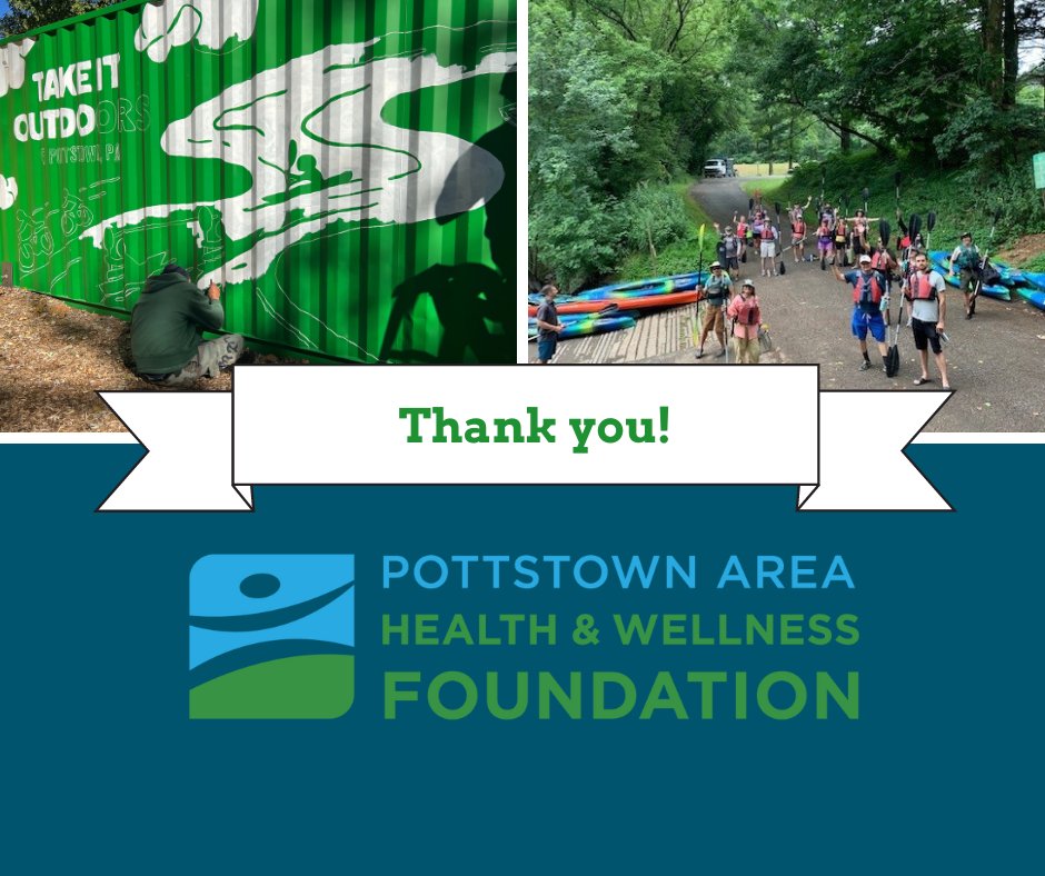 Sending out a huge THANK YOU to @PAHWF for their generous grant award!  Their investment in the health of our community allows our recreation partner, <a href="/TakeItOutdoors/">Take It Outdoors</a> to provide free and low-cost opportunities to area residents to get out and enjoy the river!  Thanks PAHWF!
