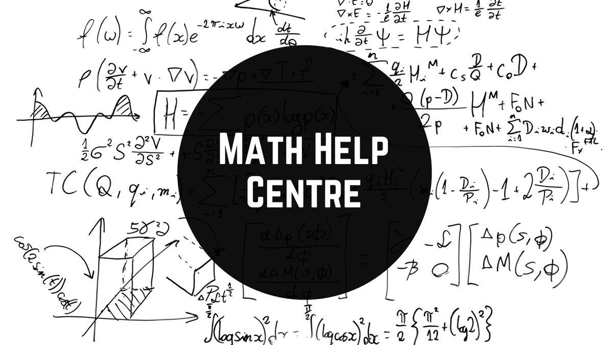 Students registered this semester in Math 109B, 1000, 1001, 1005, 1050, 1051, 1090, 2000 and 2050 can receive free tutoring at the Math Help Centre (MHC). The MHC offers in-person and online tutorials until the end of lectures &amp; begins Jan 19.