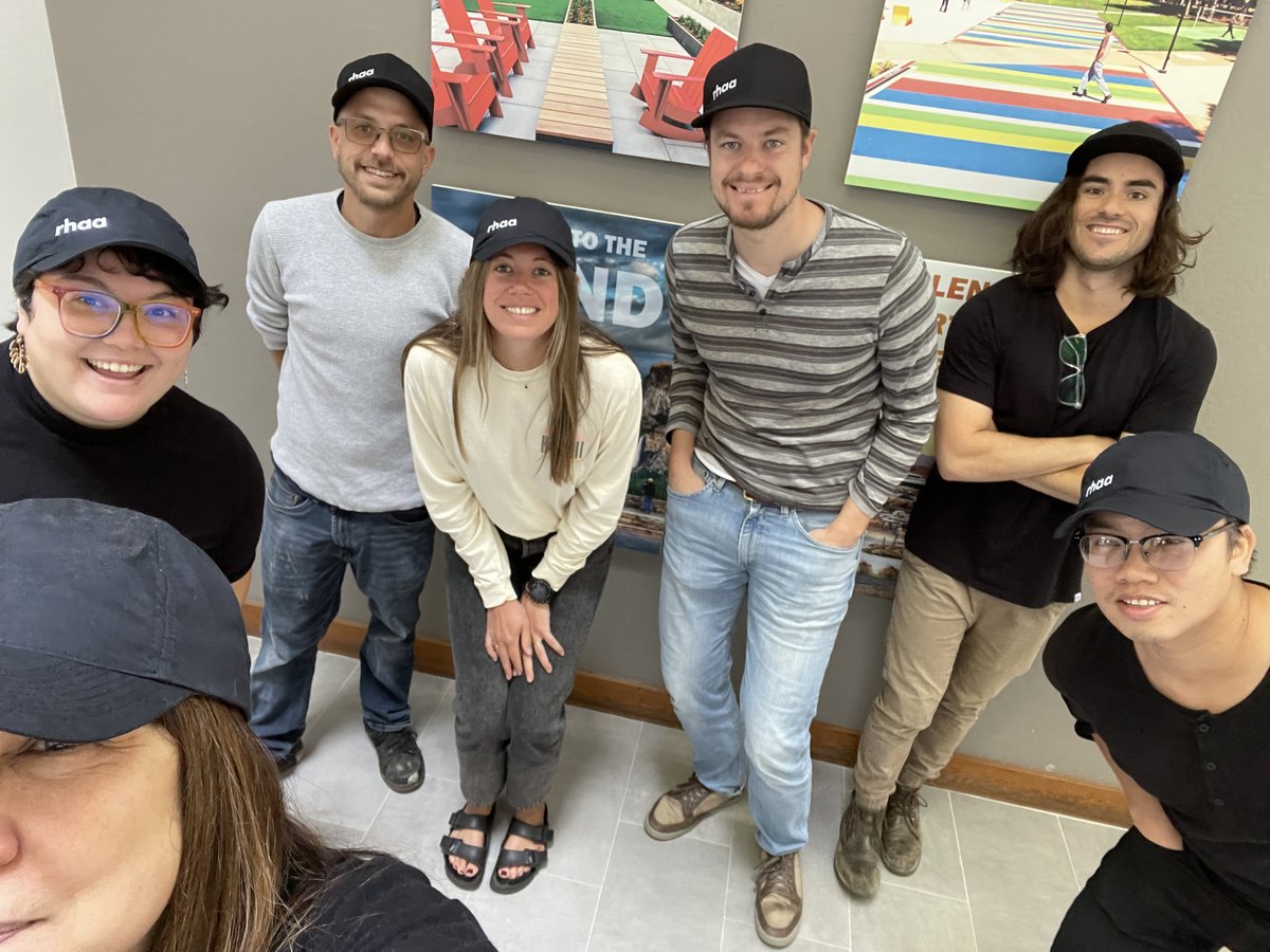 We wear many hats here. But here's one we all have! Perfect for the 🌧️
#studiolife #landscapearchitecture