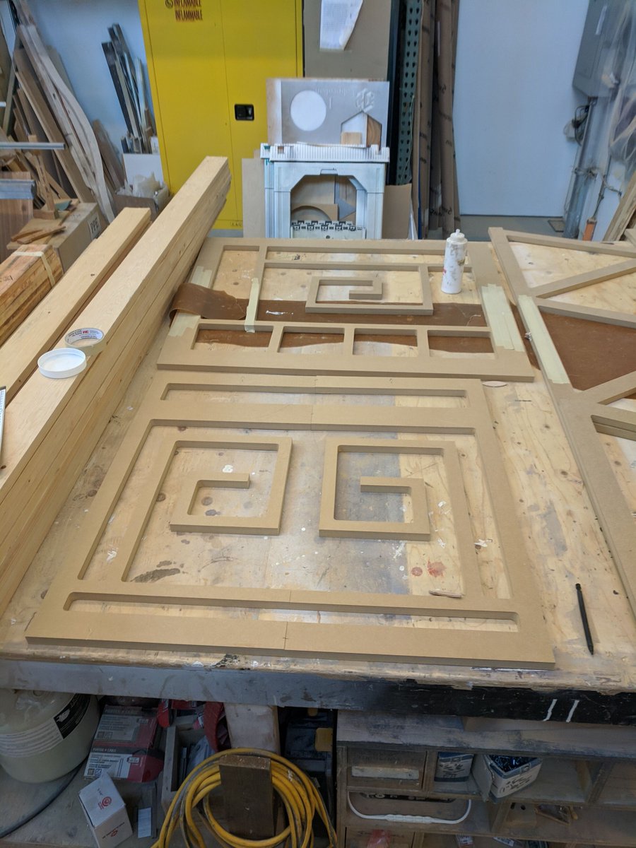 MJYfabrication's tweet photo. Some very fun pieces we cut for a past project! Looking for something unique? Let's chat!

#cnc #cncwoodwork #customparts  #curvedparts #uniqueshapes #cncmachining #cncrouter #activation #brandactivation #exhibitbuild #exhibit #exhibitdisplays #uniquedisplay #tradeshow https://t.co/EEMOmqd695