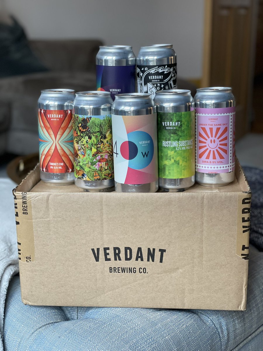 This month’s <a href="/brewserbeer/">Brewser</a> haul is another beautiful selection, this time from the fabulous @VerdantBrew - Cheers! 🍻 #craftale #craftbeer
