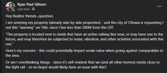 Hey Ottawa Realtors. Question for you: