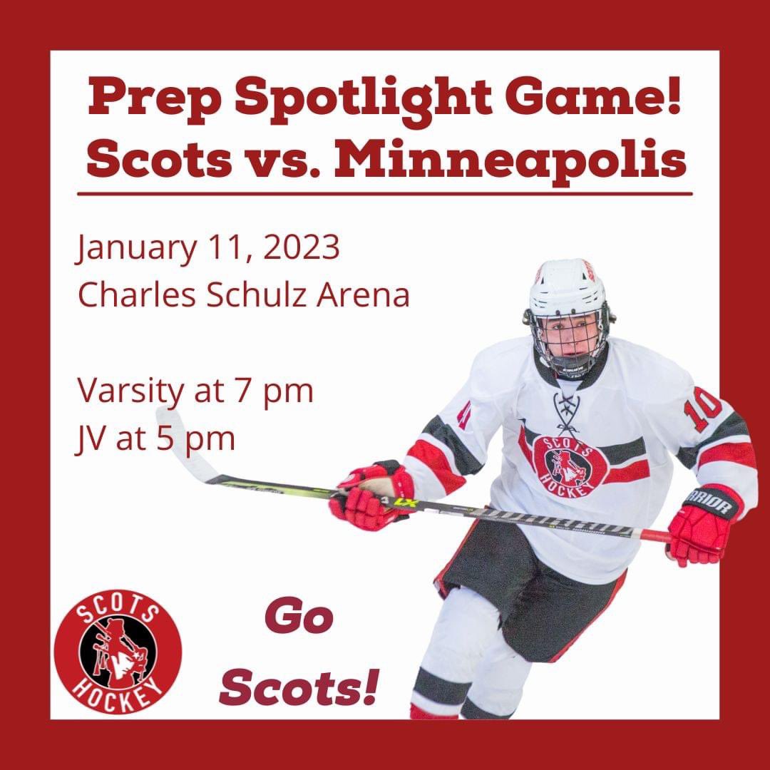IT'S GAME DAY!  
Come support the Scots as they take on Minneapolis!

Catch the game live at this link as well:
startribune.com/star-tribune-m…