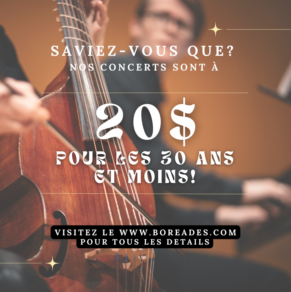 LesBoreades's tweet photo. Une offre qui vaut la peine! 😮🍾
Visitez notre site web pour plus de détails: https://t.co/PKhhF6AaAe
#baroque #baroquemusic #musiquebaroque #montréalbaroque #basprix #chambermusic https://t.co/Ei6sYHDq35