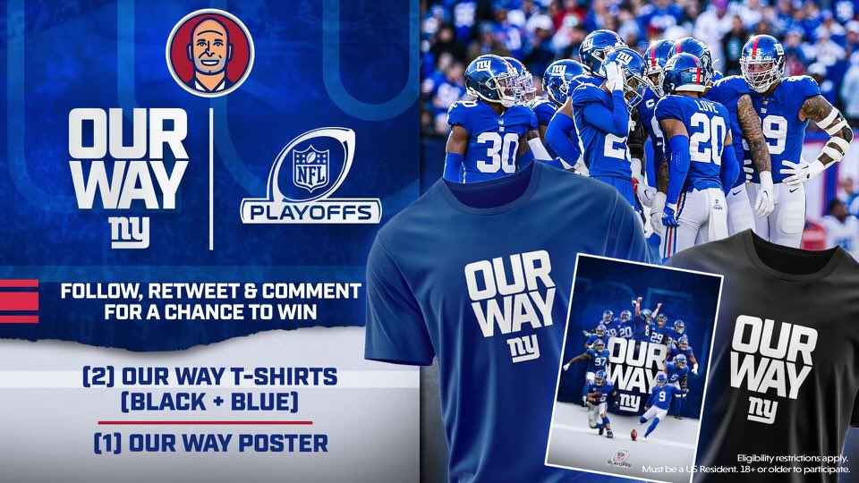 PeteGuelli's tweet image. Doing this “OUR WAY”

RT &amp;amp; comment for a chance to win these exclusive “OUR WAY” T-Shirts &amp;amp; poster!