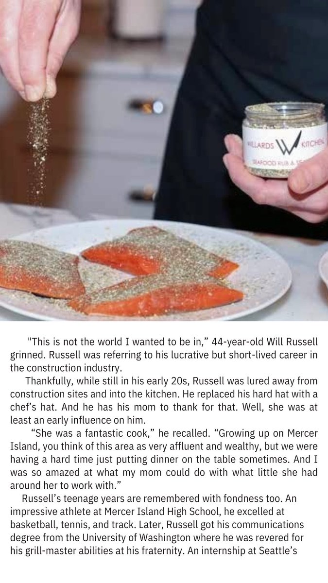 willardskitchen's tweet photo. A big THANK YOU to @greetmercerisland for featuring us in your January issue! 🙏🏻🙏🏻

It is wonderful to be recognized in the community where it all started. 

For those of you who haven’t had a chance to try our rubs &amp; seasonings, we have a coupon code just for you. 

1 of 2 https://t.co/IsdiNuJVHQ