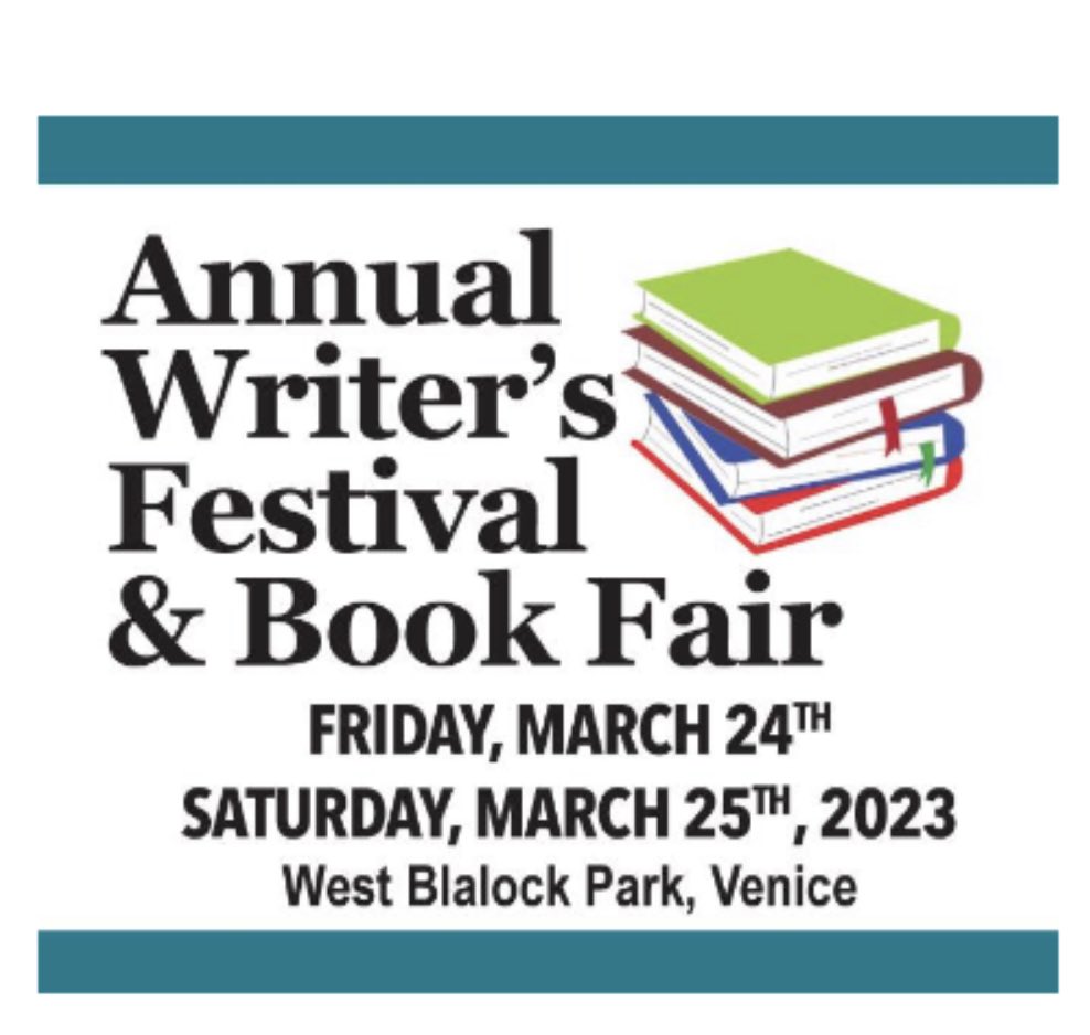 Excited to be going back to this annual event this year! Books for sale on the 25th of March 😊
<a href="/VeniceFla/">VeniceFlaOnline</a> <a href="/VeniceHeritageI/">Venice Heritage Inc.</a> #VeniceFlorida #books #BookTwitter #AuthorsOfTwitter <a href="/FloridaWriters1/">FloridaWriters</a> <a href="/Authors_Florida/">myFAPA</a>