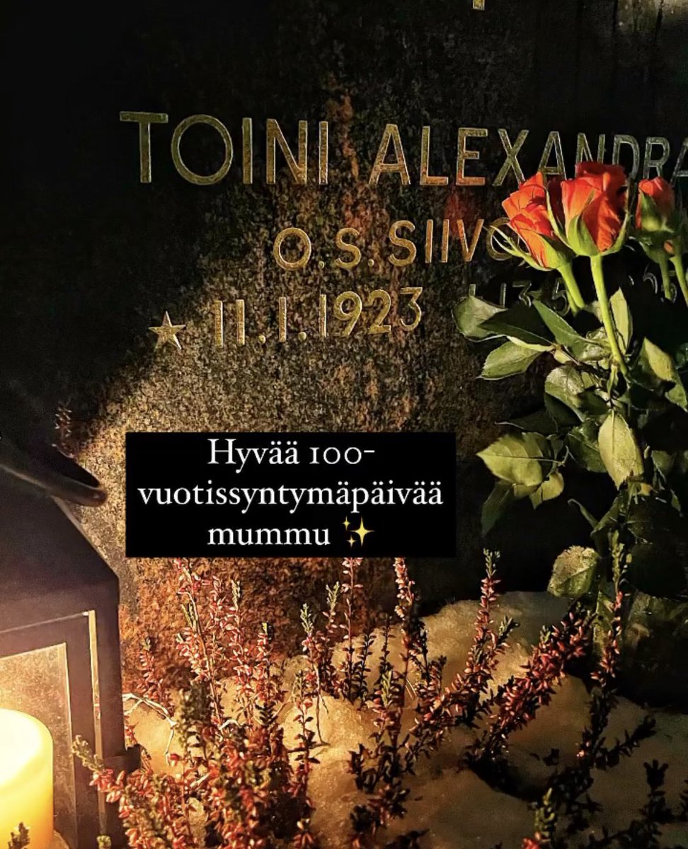 Minun Mummu❤️ ei ole enää maan päällä juhlimassa 100 vuoden saavutusta. Mutta monen mummu nyt ja tulevaisuudessa pääsee näin tekemään #pidetäänhuolta #hyvävanhuus