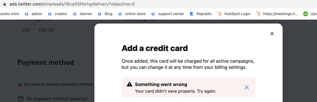utobians's tweet photo. @elonmusk @elonmusk
 We need urgent help to fix an error while adding our credit card to the Twitter ad section. 

Our crowdfunding campaign will end in the next 10 hours https://t.co/9TV9iSh8bW. 

Please ask your tech team to take a look and help us out. 

Thanks in advance. https://t.co/MoghrG6nvD