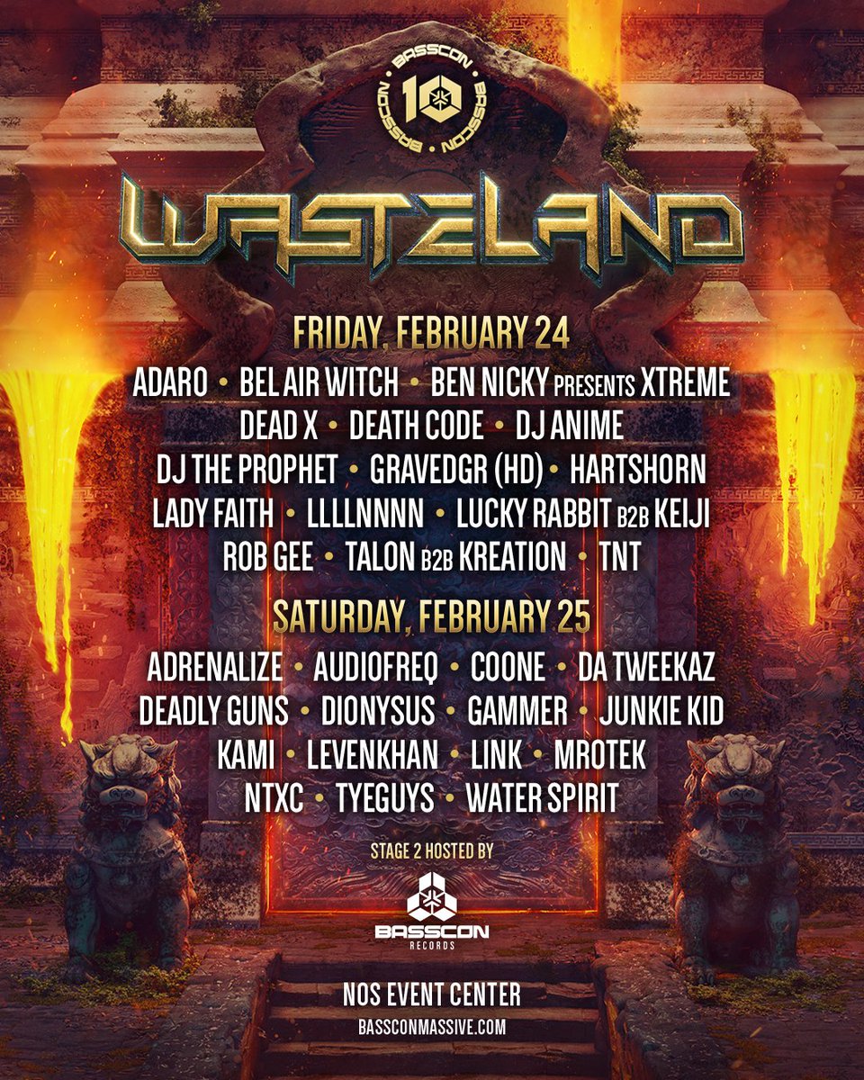 Wasteland lineup 2024