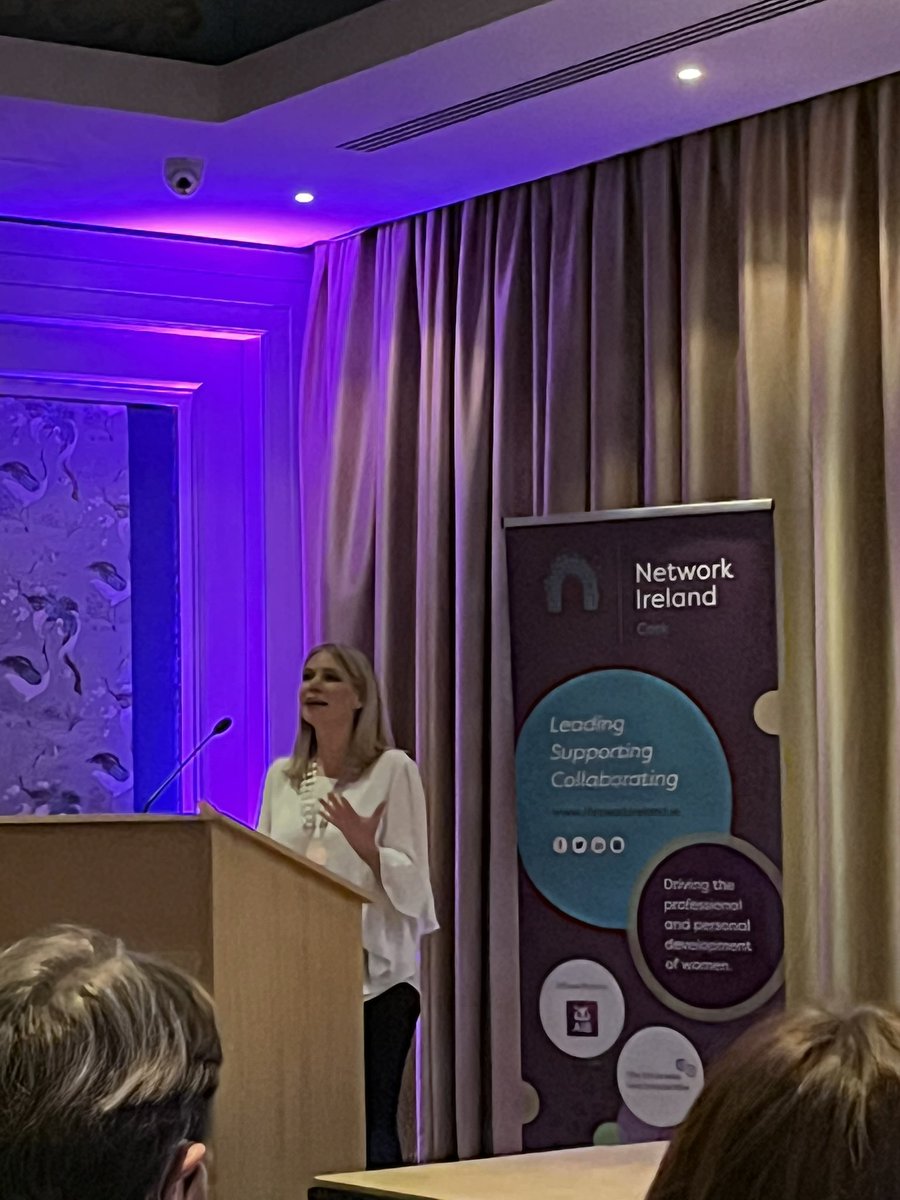 Great to be back in the room with @NetworkCork Congrats to President @IngridSeim & her committee. Looking forward to owning the room after hearing from @JvSL1 #networkcork #backedbyaib #networkireland