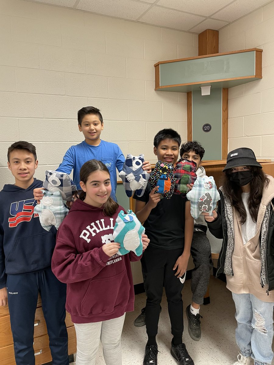 viviennewoon's tweet photo. @InovaHealth Loudoun pediatrics is about to get 100 adorable hand sewn plush bears to comfort the little ones! Some have printed stories written by our students, for the enjoyment of young patients. @RBMS_Official @RBMS_FACS https://t.co/2uOEsi6hkh