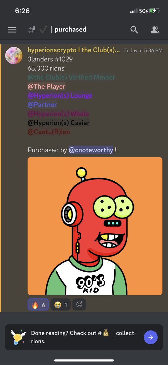 Just bought this <a href="/3LandersNFT/">3Landers 👀</a> using Rions! 

What are Rions? A token that accumulate daily by holding a @theclubsnft 

Took me about 10 days to get enough to buy this one. 

No staking. No bs: Hold NFT’s, collect Rions, buy stuff 🙌 

#golf and fun encouraged, not required