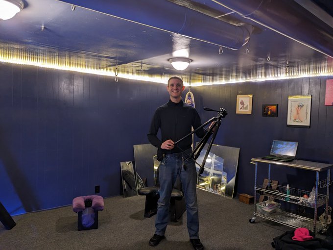 Shooting from a dungeon today!!!  #pornstar https://t.co/jVU4lKiZf2<a href="/tag/pornstar"class="tags">#pornstar</a>