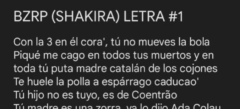 Memakker's tweet image. Creo que si, mirando la letra le menciona