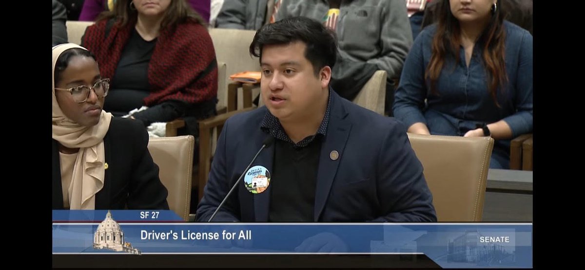MplsWard9's tweet photo. Today was the first hearing in the Senate on the Driver’s Licenses for All bill that would restore the right to drive and finally let so many in our community live without fear.
Thank you to community for showing up and to @SenatorZMohamed for making sure we get this done! https://t.co/dh2HU8wztP