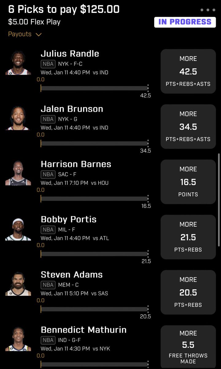 picks_sniper's tweet photo. Today’s 6 leg Lock of the day🔒💰💰

If 6/6 legs hit I will send $50 to 3 people that like and retweet. Must be following to be eligible.

Follow @Picks_Sniper for daily locks🔒💰

#Prizepicks #PrizePicksNBA #NBApicks @PrizePicks https://t.co/Ki1136Q8NI