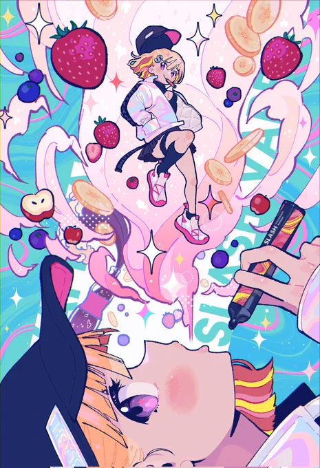 I heard its #PortfolioDayi'm YOOKI, a Malaysian living in Japan and I like drawing magical things with fun vibes 