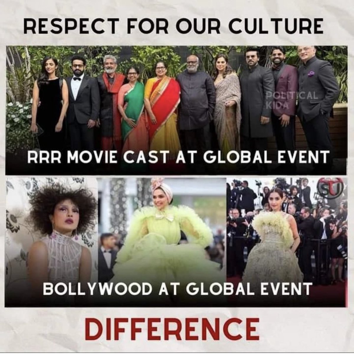 ExFirse's tweet photo. See the difference #rrr #GoldenGlobes #NaatuNaatu https://t.co/xH1cSaPjEG