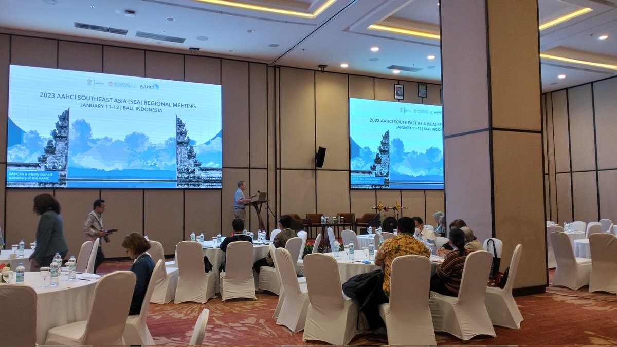 [LIVE REPORT]
Final Day of the 2023 AAHCI Regional Meeting. We wish you a stimulating discussions!

#AAHCI #SEA #Partnerships #Collaboration