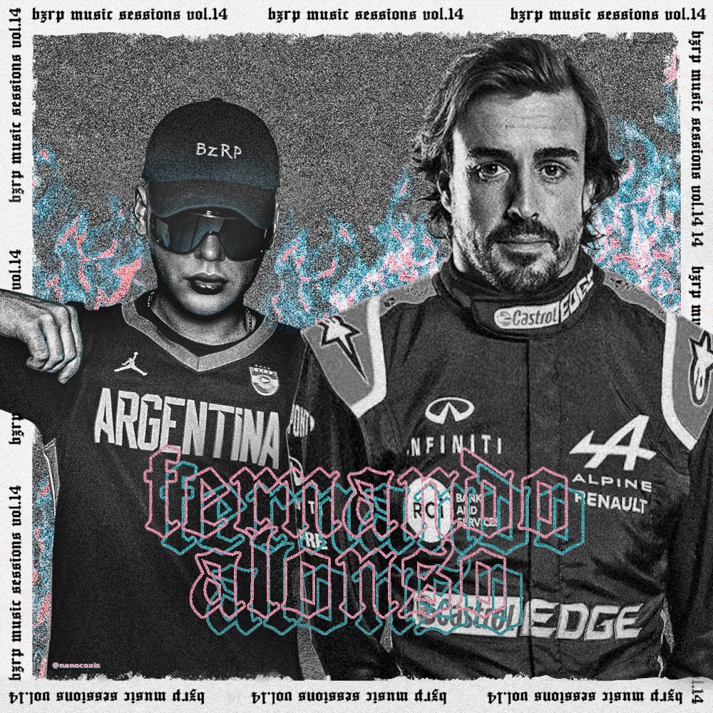 7nsua's tweet photo. No puedo esperar a escuchar la singuiente Session de Bzrp

Una tiradera contra todo Alpine, la FIA,  a Hamilton, a Ocon, a Mclaren y de paso a Vettel (que 2012 dolió mucho) https://t.co/lGWRA4iFYL
