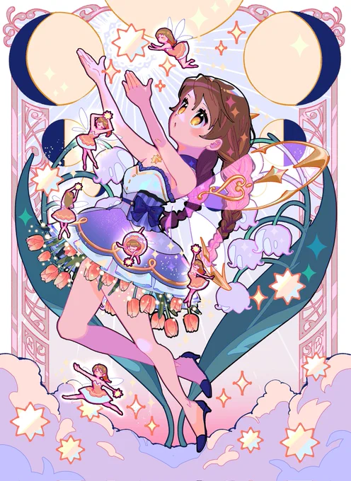 I heard its #PortfolioDayi'm YOOKI, a Malaysian living in Japan and I like drawing magical things with fun vibes 