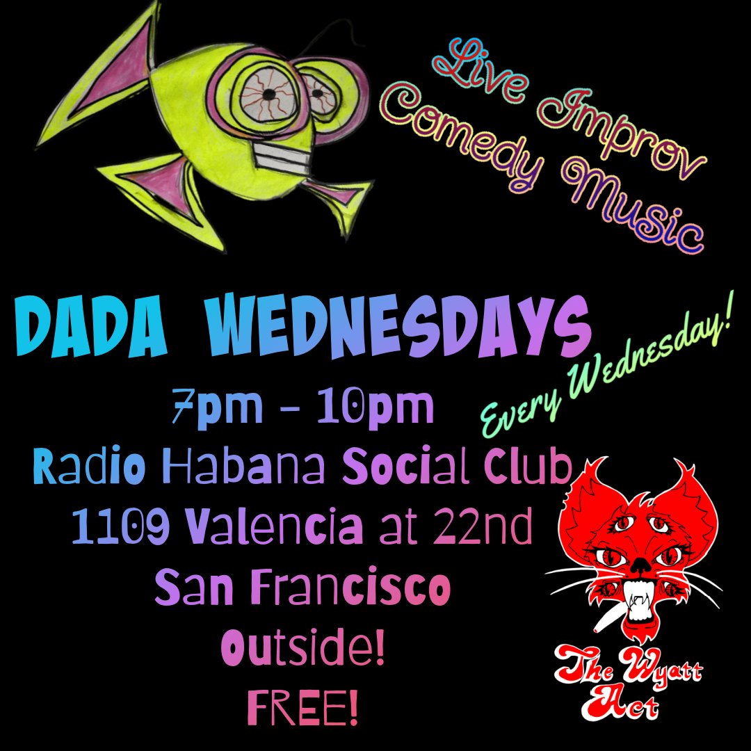 #free #live #improv #comedy #music Every Wednesday from 7pm - 10pm! #thingstodoinSanFrancisco #livemusic