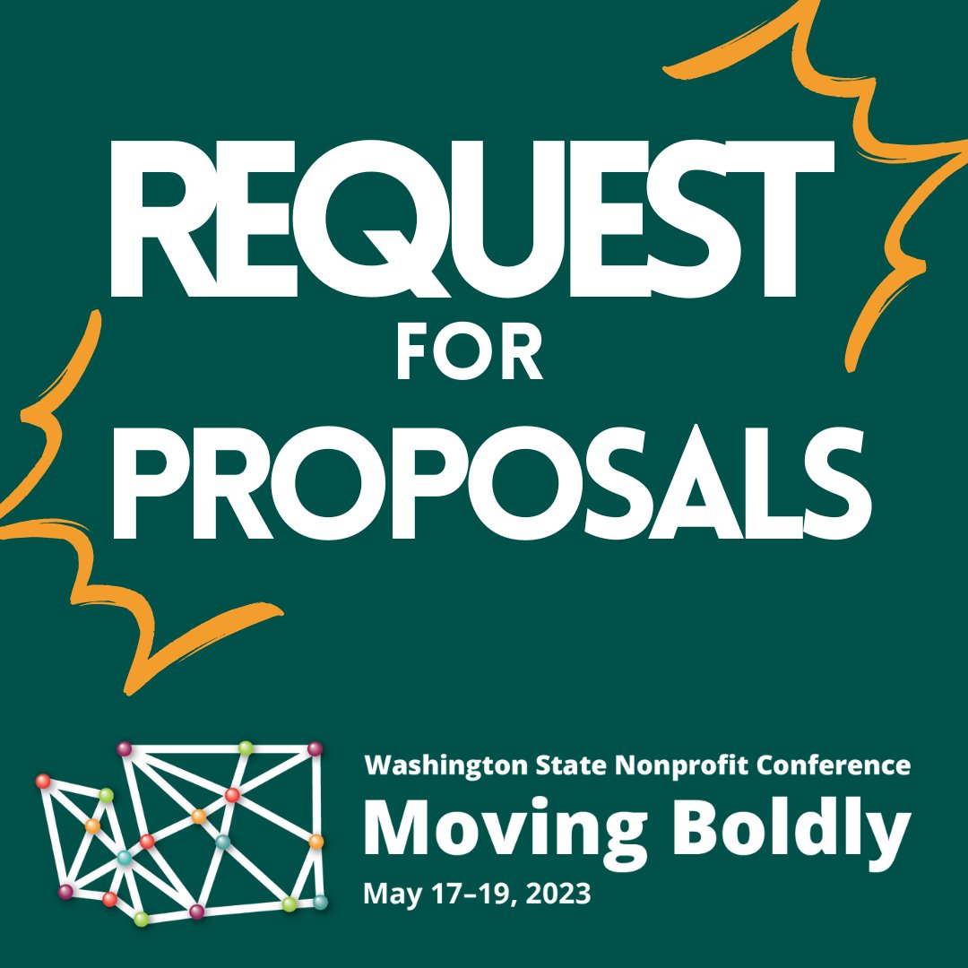 Ready to share your knowledge? 

We are seeking interactive, informative, and memorable Conference workshops that lead attendees toward bold action, reflection, and deeper self-awareness in their nonprofit work. 

Visit nonprofitwa.org/washington-sta… for  full details. 

#WSNConf