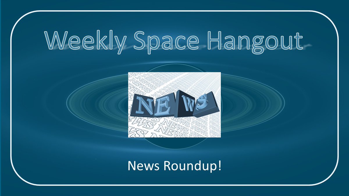 wshcrew's tweet photo. LIVE: Join us right now for the Weekly Space Hangout live on YouTube. This week we're taking a look at recent events in the news with the team. https://t.co/r16Nu4cgLT #WSH https://t.co/coRhpdTJtT