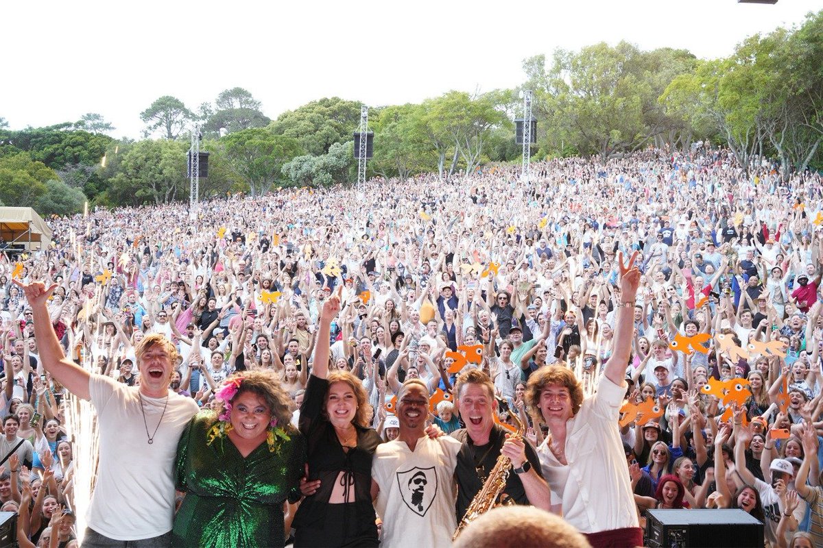 I had the wonderful opportunity to be onstage with <a href="/GoldFishLive/">GoldFish</a> to debut our new song "Sing With Me" infront of my first massive crowd at Kirstenbosch Gardens. Best day ever