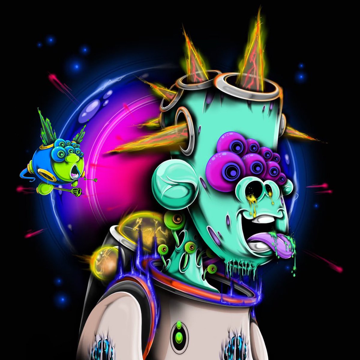 Lost_Riderz's tweet photo. @CrypticSaiiyan @KOZMONAUTS1 @FursLTA @lucatheastrona1 @humble_reminder @Bosshog10183 @smoerkaffe @TravisNTravesty @VersaVV @NazBrightHH @ciscokidcoin #Banger #OctoEye π€π€©π₯π«Ά! #LTA #KOZMONAUTS #BUGZ #EXZIDIA https://t.co/Tw1uLH4Byq