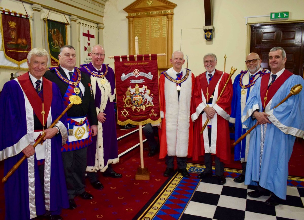 Raygu3's tweet image. Connaught Chapters Centenary. 
It was a wonderful evening enjoyed by all who were privileged to attend! somersetfreemasons.org/2023/01/11/con…