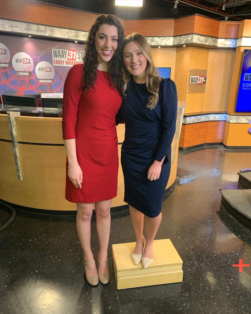AnelloWx's tweet photo. What y’all see on tv VS reality 😂 So SO happy to have @BryleeFaithWX a part of the team!! #WAAY #StormTrackers #PhotoDay https://t.co/bvFxxn7m6F