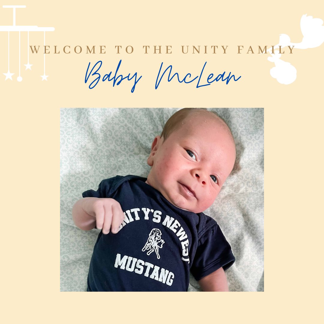 UnityDelray's tweet image. Meet Unity&apos;s Newest Mustang! Welcome to the world, Baby McLean!

#NewestUnityMustang #UnityFamily #CommUnity #UnitySchool #PrivateSchool #DelrayBeach