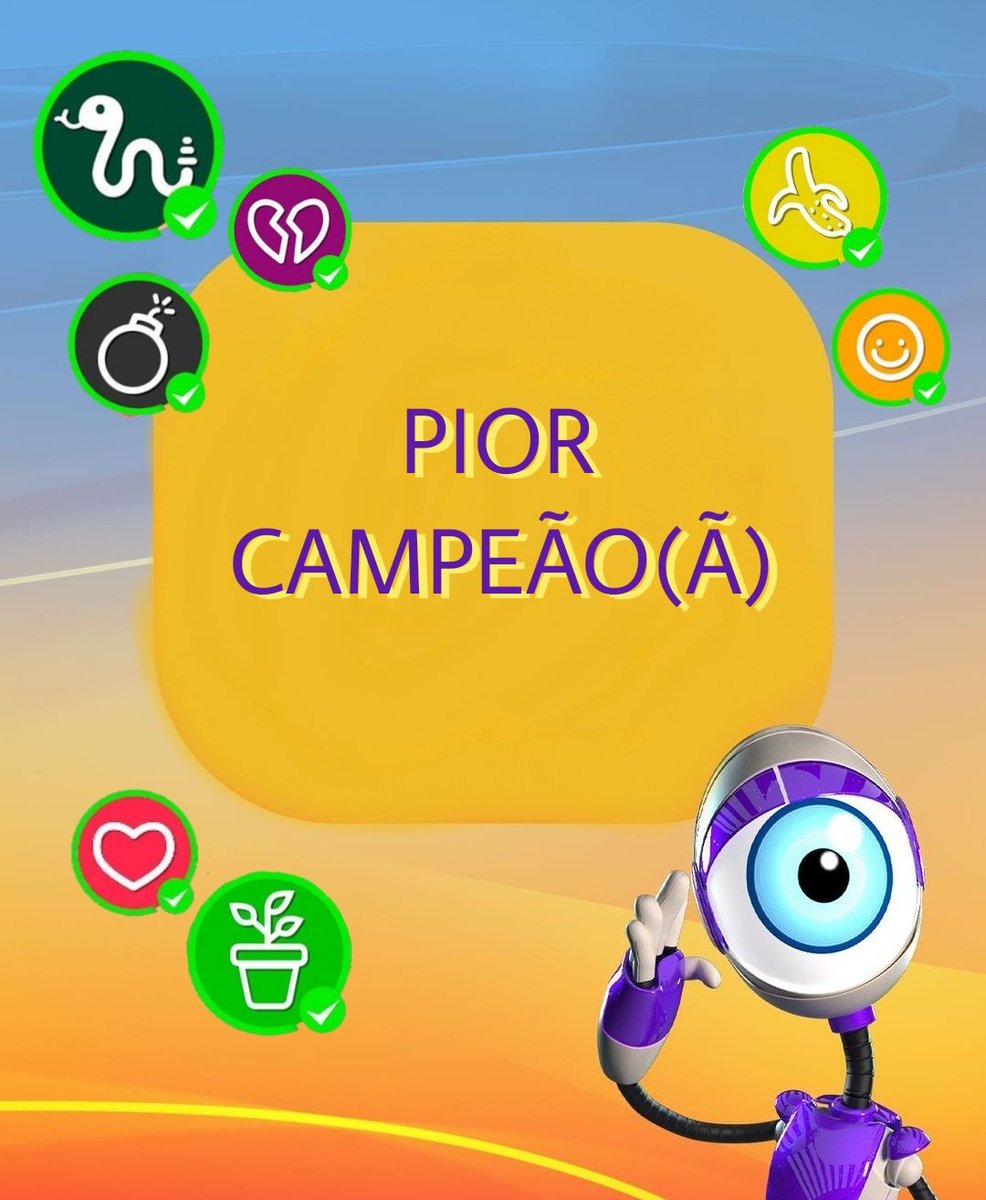 RealitysVip's tweet photo. QUAL PIOR CAMPEÃO(A) DO BBB ???? https://t.co/XvbE0spqC6