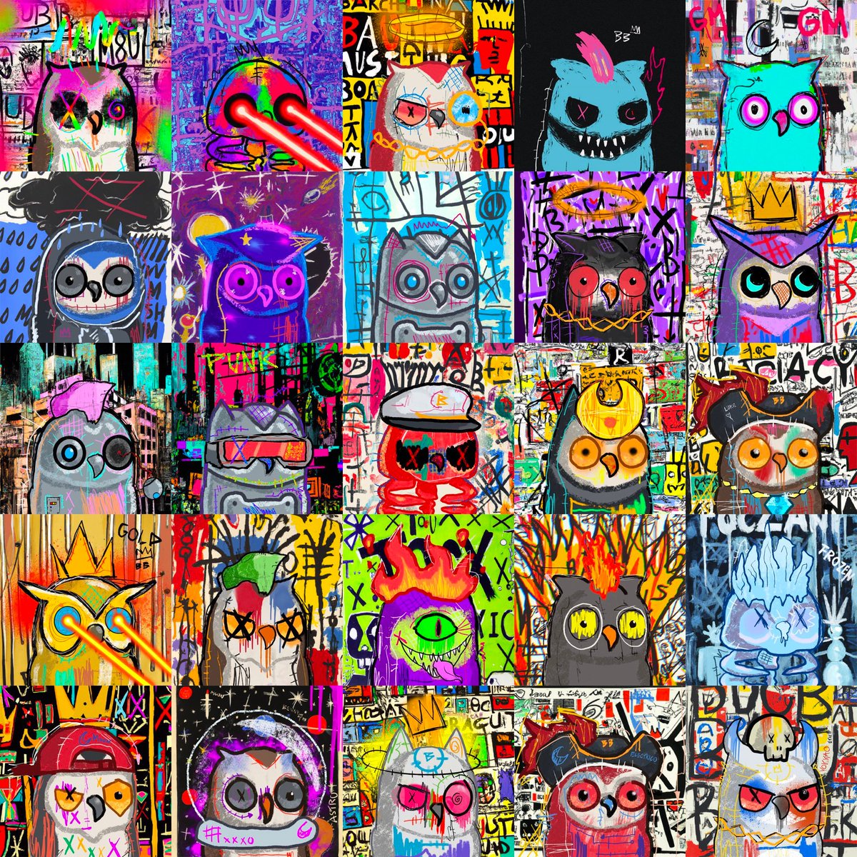 Congrats to community favorite and artist of "Basquibirds" <a href="/T_Dxl_/">Dxl</a> for being accepted to <a href="/SuperRare/">SuperRare</a>!