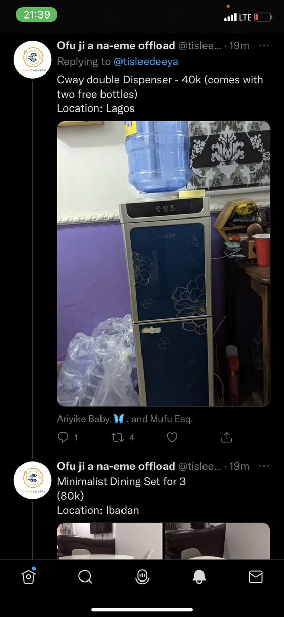 tisleedeeya's tweet photo. Cway double Dispenser - 40k (comes with two free bottles)
Location: Lagos https://t.co/EU2DCIQV5n