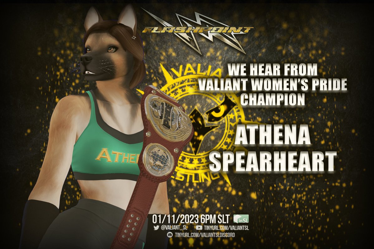 Valiant Army, GET EXCITED! Our first show back is tonight and it promises to be a great one!

Starting us off at 6:00 PM SLT, we will hear from our Women's Pride Champion <a href="/ASpearheart_SL/">Athena Spearheart</a> and we're curious what she has to say after what happened at SubZero!