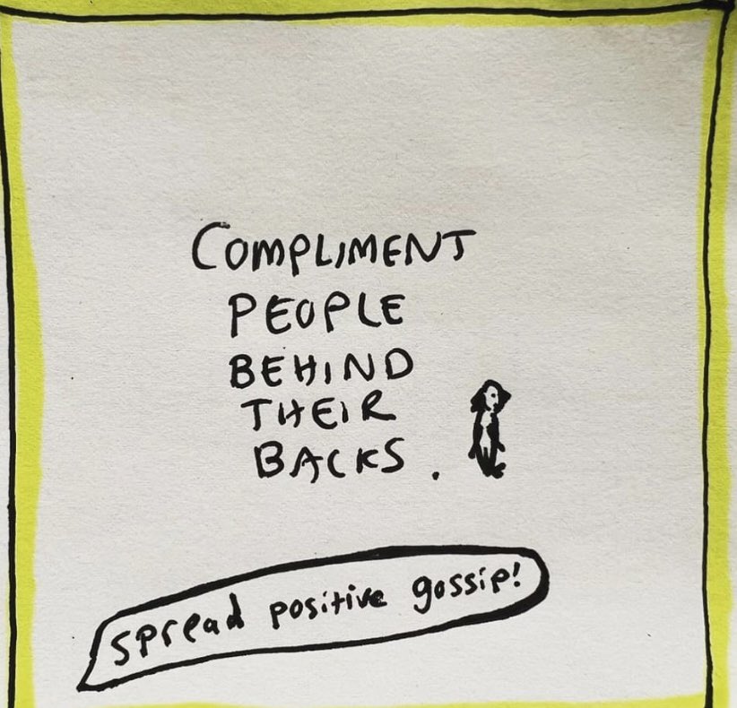 Compliment people BEHIND their backs ❤️👇🏾👇🏾👇🏾👇🏾👇🏾👇🏾

#SpreadPositiveGossip