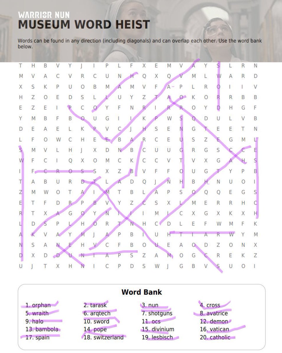 This wasn’t easy for me and I had a difficult time trying to draw straight lines. Hahaha

LOVE YOU ALBA
#SaveWarriorNun