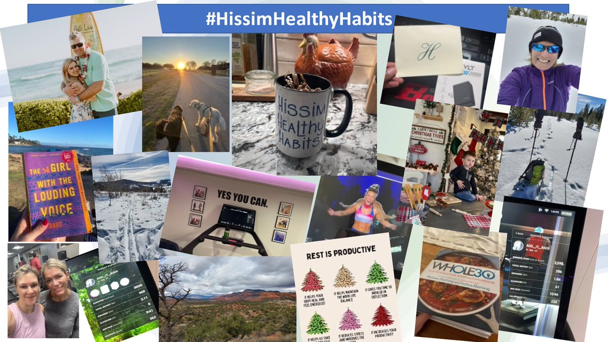 2023 is here🎉! On #WellnessWednesday we kicked off our #HissimHealthyHabits with a 🙌🏻🙌🏻 get together mapping out our wellness journeys & team challenges for the 1st half of the year. Lots of fantastic sharing & support of each other. Cheers to wellness! @LifeAtATT
