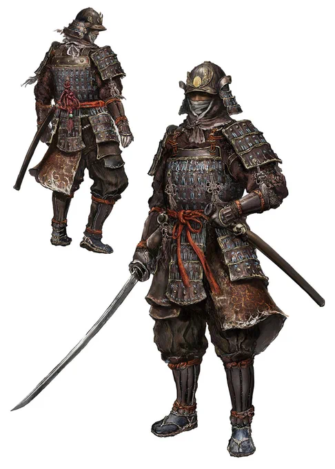 Concept art | Elden Ring - Samurai 